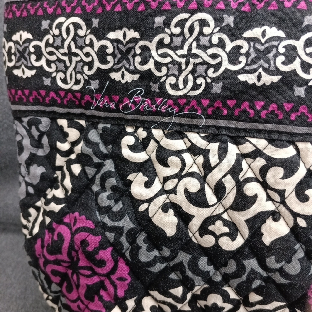 Vera Bradley “Canterberry Magenta” Small Open Top Tote Bag - Retired - EUC - Picture 2 of 7